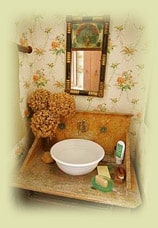 Łazienka w stylu wiejskim