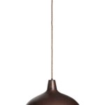 Miedziana Lampa wiszaca - sufitowa lampa z ręcznie kutej miedzi 04