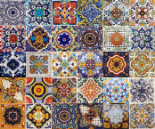 Colorido - wielobarwny meksykański patchwork - 30 sztuk