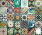 Verde  - kolorowy patchwork z płytek meksykańskich - 30 sztuk